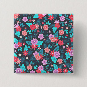 Schönes Arrangement Ditsy Floral Pattern-56576 Button