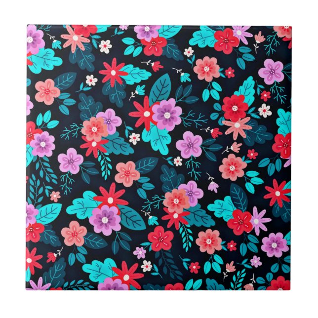 Schönes Arrangement Ditsy Floral Pattern-56576 Fliese (Vorderseite)