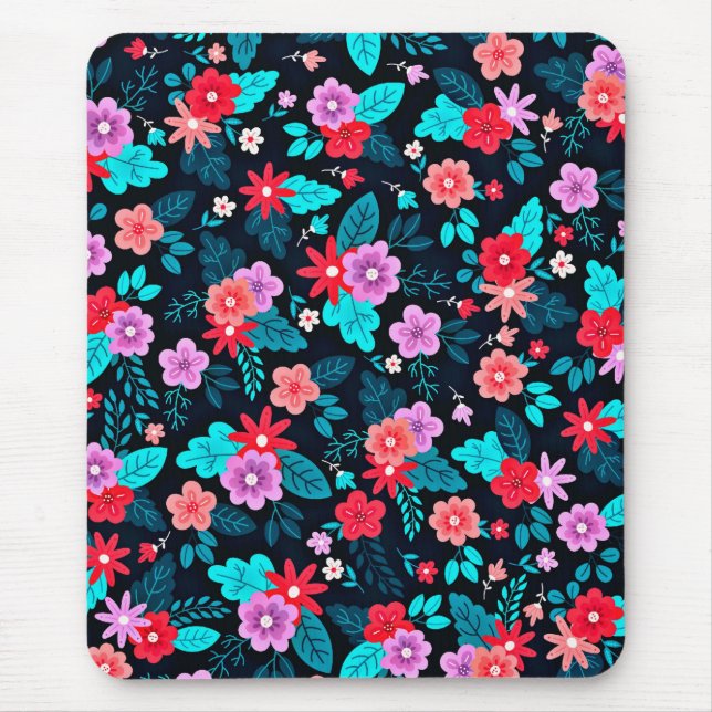 Schönes Arrangement Ditsy Floral Pattern-56576 Mousepad (Vorne)