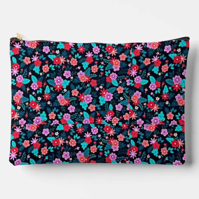 Schönes Arrangement Ditsy Floral Pattern-56576 Zubehörtasche (Vorderseite)