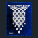 Schönes Art Deco Schmuck Poster. (Blau) Poster<br><div class="desc">Wenn Sie sich für den Download entscheiden, macht Ihr Walgreen Store Platinenplakate aus Ihrem Download in verschiedene Größen und in verschiedenen Texturen zu einem sehr guten Preis. Manchmal mit einem Rabatt. Ein Tipp von meinem US-Freund. Für Großbritannien siehe "Digital Printing" online. Ich habe die letzten Tage damit verbracht, diese schönen...</div>