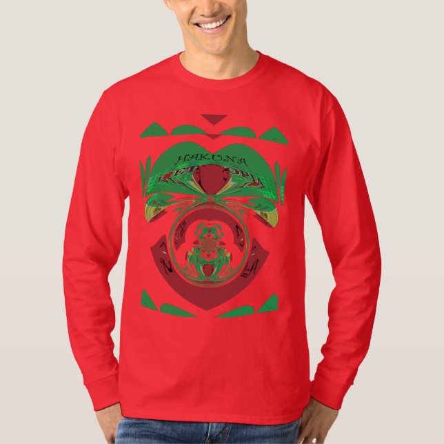 Schönes Äthiopien Lovely Hakuna Matata I Liebe Hea T-Shirt (Vorderseite)