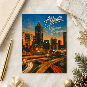 Schönes Atlanta-Fußballturnier 2026 Souvenir Postkarte