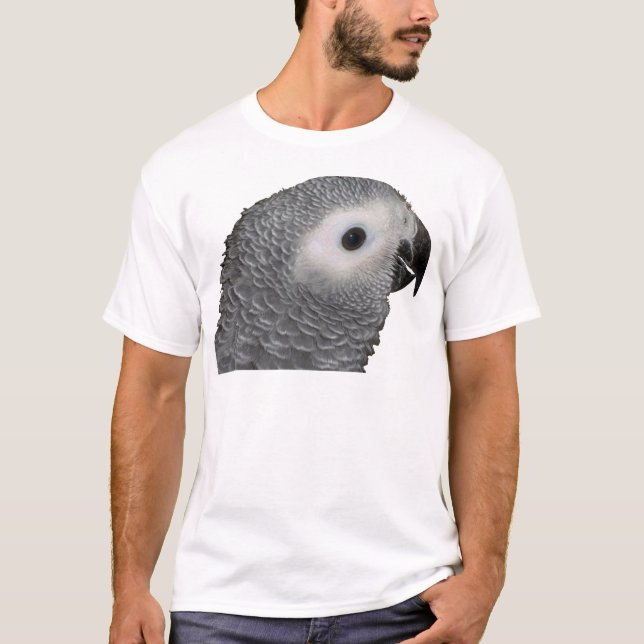 Schönes Baby-afrikanisches Grau T-Shirt (Vorderseite)