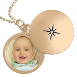 Schönes Baby Foto Personalisiert Necklace Medaillon