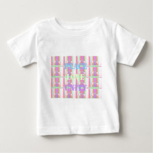 Schönes Baby Kid Peace Liebe Unity Pop Art Design. T-shirt