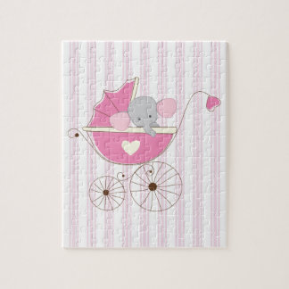 Schönes Baby-rosa Elefant
