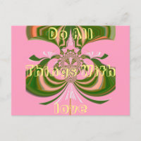 Schönes Baby rosa grün und weiß Kaleidoskop