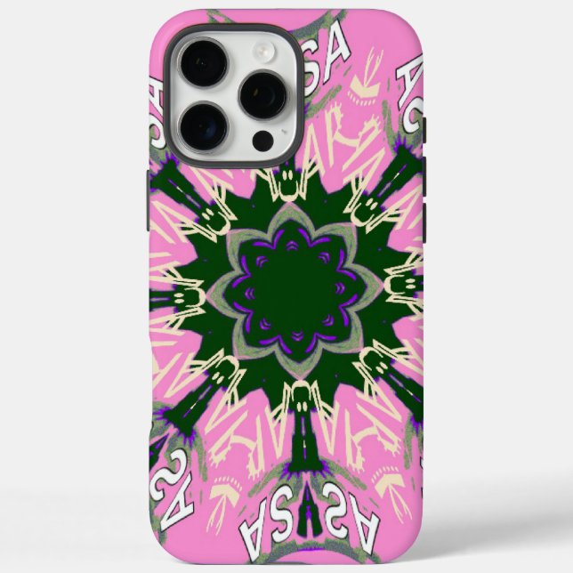 Schönes Babypink-lila-Schatten-Motiv iPhone 16 Pro Max Hülle (Rückseite)