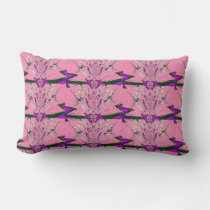 Schönes Babypink-lila-Schatten-Motiv Lendenkissen
