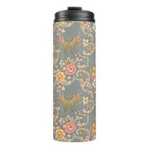 Schönes Barockschmuckstil - Bordeaux-Design Thermosbecher