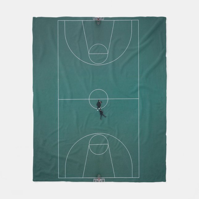 Schönes Basketball-Design Fleecedecke (Vorderseite)