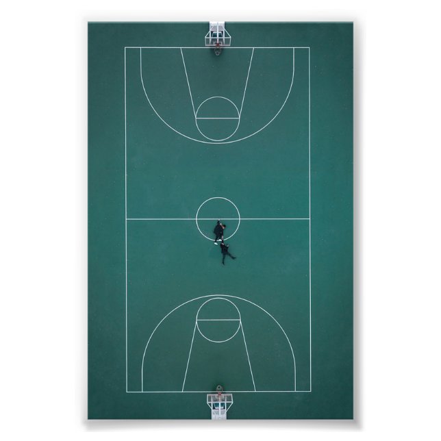 Schönes Basketball-Design Fotodruck (Vorne)
