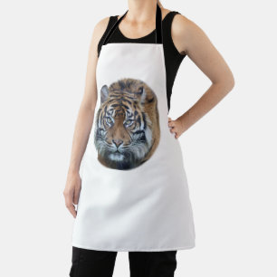 Schönes Bengalisches Tiger Face Foto Schürze