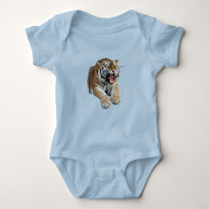 Schönes Bengalisches Tiger-Foto Baby Strampler