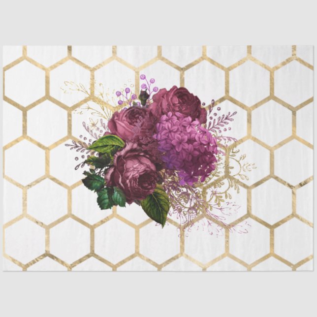 Schönes Bienenseriendesign 52 Seidenpapier (Vorderseite)