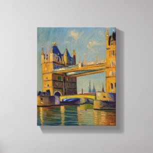 Schönes Bild der London Bridge Leinwanddruck