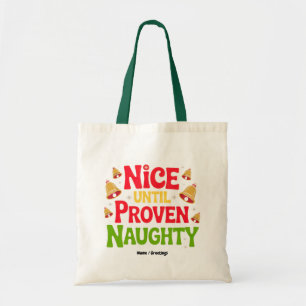 Schönes bis bewiesen lustiges Weihnachtsdesign fre Tragetasche