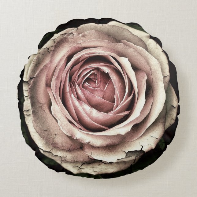Schönes, blasses Rose Kissen (Vorderseite)