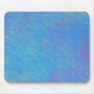 Schönes blau marmoriertes Papier Look Mousepad