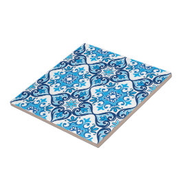 💙 🤍 Schönes Blau - Weiß Azulejos X, Fliese