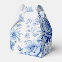 Schönes Blau & Weiße Rosen & Wildblumen