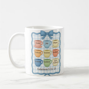Schönes blaues Design Kaffeetasse