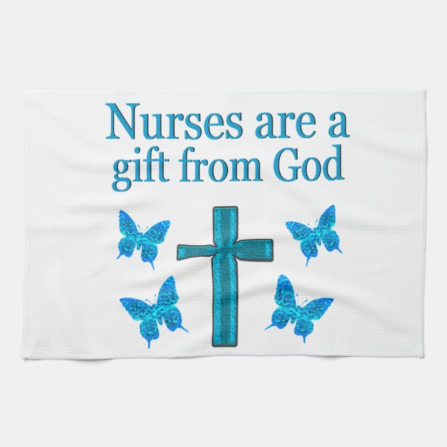 SCHÖNES, BLESSED NURSE DESIGN HANDTUCH (Horizontal)