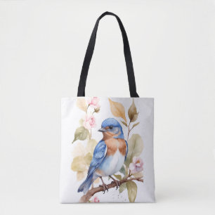 Schönes Bluebird Wasserfarbenbild Tasche