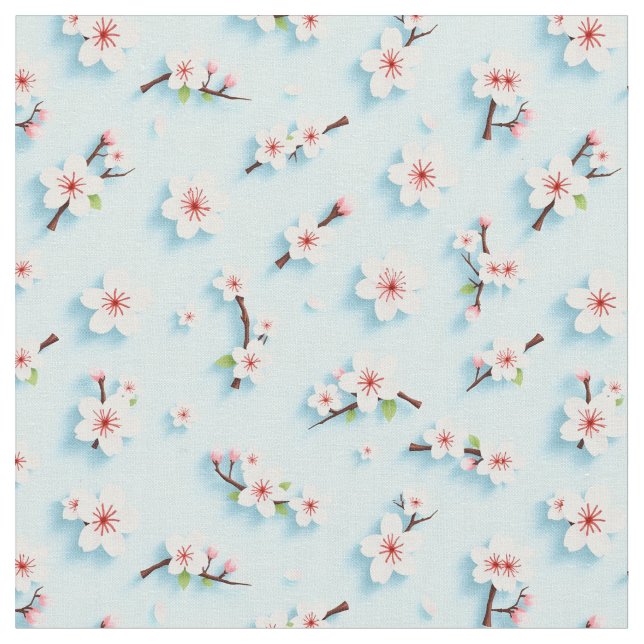 Schönes Blume-Muster Stoff (Nahaufnahme)