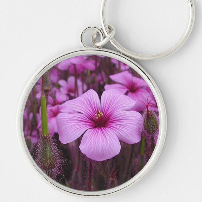 Schönes Blumen Schlüsselanhänger (Vorne)