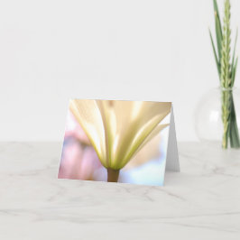 Schönes Blumendesign Danke Karte