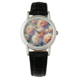 Schönes Blumendesign für Naturliebhaber Armbanduhr