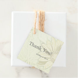 Schönes Blumendesign Geschenkanhänger