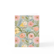 Schönes Blumendesign Vielen Dank an Ihre Karten