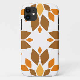 schönes braunes Blumenmuster Case-Mate iPhone Hülle
