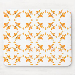 schönes braunes Blumenmuster Mousepad