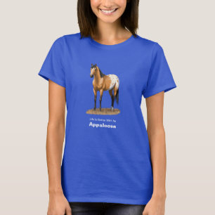 Schönes Buckskin Appaloosa Viertelpferd T-Shirt