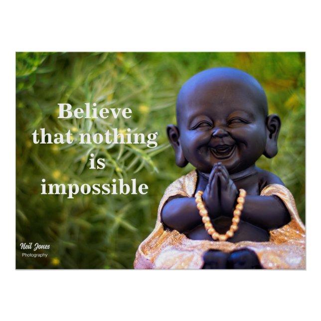 Schönes Budha Inspiration Poster (Vorderseite)