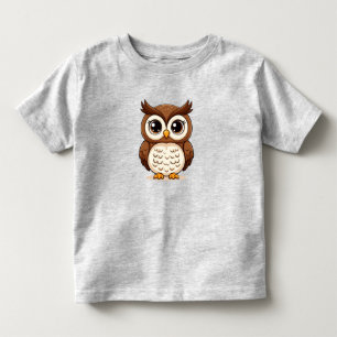 Schönes Cartoon mit großen Augen Kleinkind T-shirt