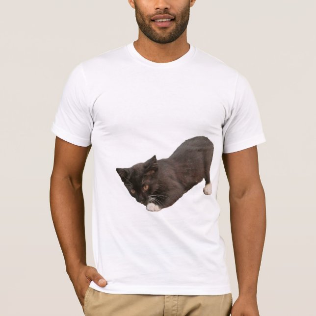 Schönes Cat Picture T-Shirt (Vorderseite)