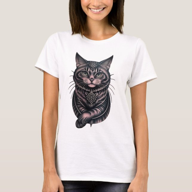 Schönes Cat Tshirt (Vorderseite)