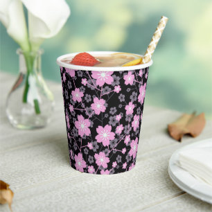 Schönes Cherry Blossom Design Pappbecher