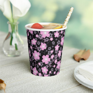 Schönes Cherry Blossom Design Pappbecher