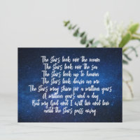 Schönes Christliches Gebet Night Sky Inspiration