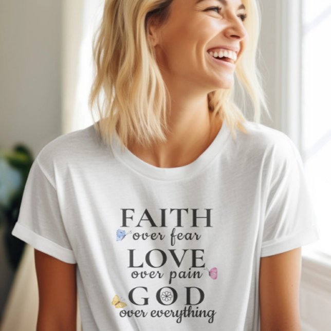 Schönes Christliches inspirierendes Zitat T-Shirt (Beautiful Christian Inspirational quote T-Shirt)