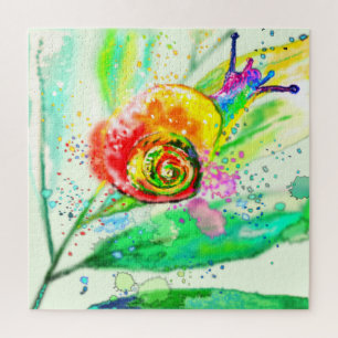 Schönes Colors Snail Puzzle - Malerei