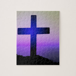 Schönes Cross Lila Sky