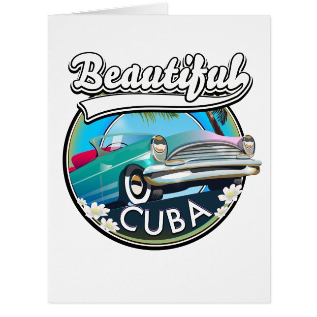 Schönes Cuba Retro Logo. (Vorderseite)