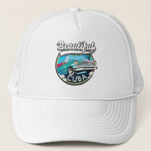 Schönes Cuba Retro Logo. Truckerkappe